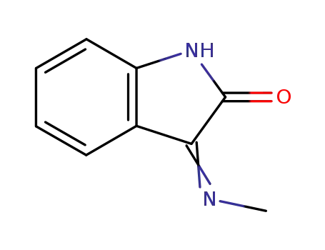 Molecular Structure of 2058-70-0 (3-methylaminoindol-2-one)