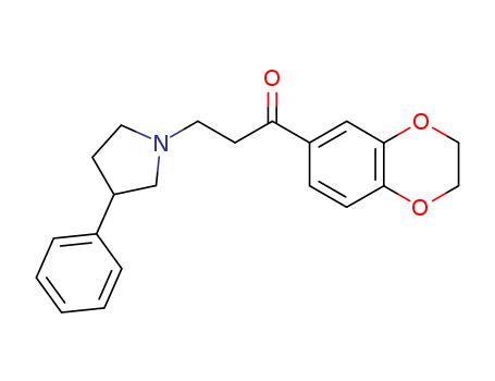 1-(2,3-DIHYDRO-1,4-BENZODIOXIN-6-YL)-3-(3-PHENYLPYRROLIDIN-1-YL)PROPAN-1-ONE