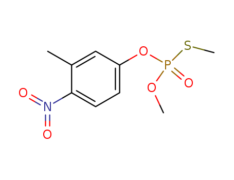 Phosphorothioic acid,O,S-dimethyl O-(3-methyl-4-nitrophenyl) ester