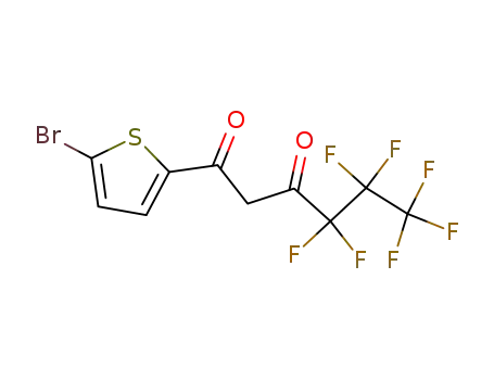 1-(5-Bromothiophen-2-yl)-4,4,5,5,6,6,6-heptafluorohexane-1,3-dione