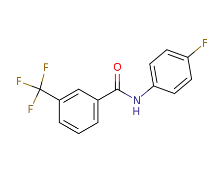 Molecular Structure of 33489-71-3 (N-4-FLUOROPHENYL-3-(TRIFLUOROMETHYL)BENZAMIDE)