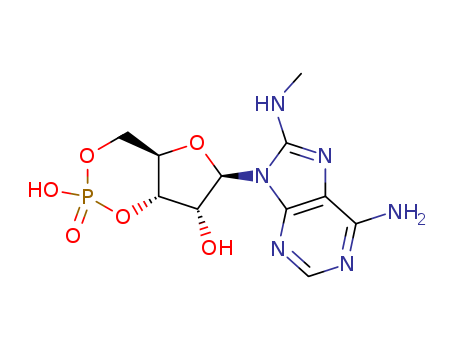 Adenosine,8-(methylamino)-, cyclic 3',5'-(hydrogen phosphate)