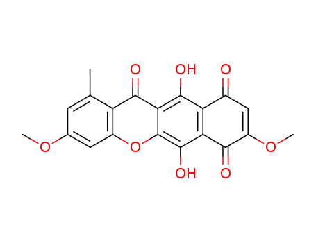 Molecular Structure of 33390-21-5 (bikaverin)