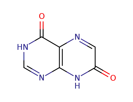 Molecular Structure of 33669-70-4 (4,7-DIHYDROXYPTERIDINE)