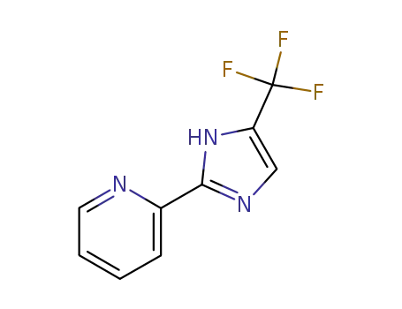 Molecular Structure of 33468-85-8 (2-(2-Pyridyl)-4-trifluoromethylimidazole)