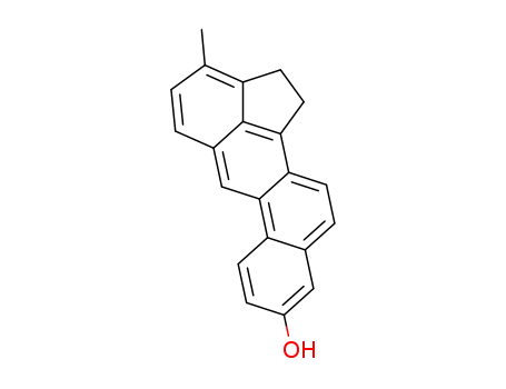 Molecular Structure of 3343-02-0 (3-methyl-1,2-dihydrocyclopenta[ij]tetraphen-9-ol)