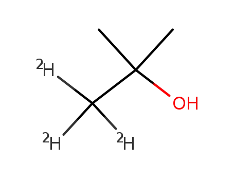 Molecular Structure of 33500-15-1 (TERT-BUTANOL-1,1,1-D3)