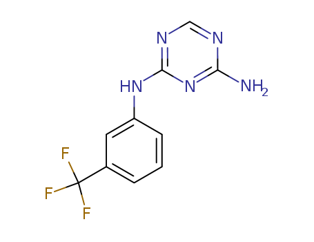 N2-(3-(trifluoromethyl)phenyl)-1,3,5-triazine-2,4-diamine