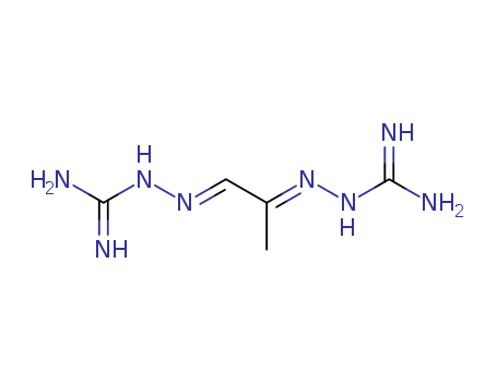 Hydrazinecarboximidamide,2,2'-(1-methyl-1,2-ethanediylidene)bis-