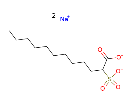 38841-48-4,DISODIUM SUCCINOYL GLYCYRRHETINATE,Dodecanoicacid, 2-sulfo-, disodium salt (7CI,9CI); Disodium a-sulfolaurate; a-Sulfolauric acid disodium salt