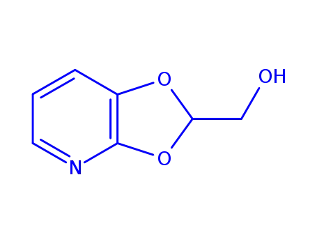 Molecular Structure of 383901-11-9 (1,3-Dioxolo[4,5-b]pyridine-2-methanol)