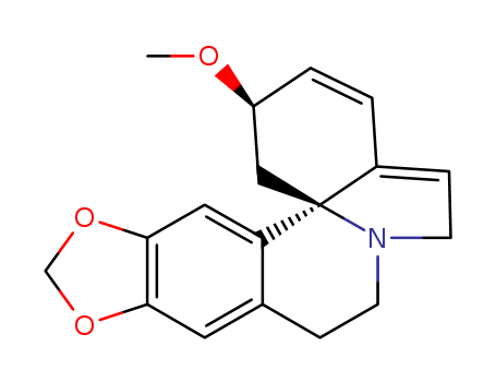 Erythrinan,1,2,6,7-tetradehydro-3-methoxy-15,16-[methylenebis(oxy)]-, (3b)-
