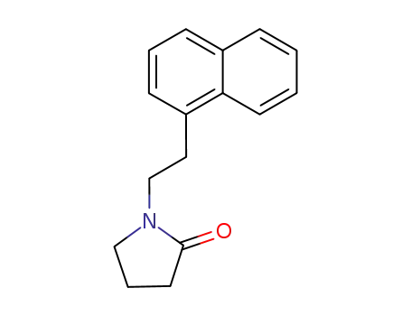 Molecular Structure of 4735-46-0 (1-[2-(naphthalen-1-yl)ethyl]pyrrolidin-2-one)