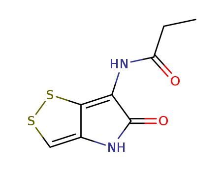 Propanamide,N-(4,5-dihydro-5-oxo-1,2-dithiolo[4,3-b]pyrrol-6-yl)-