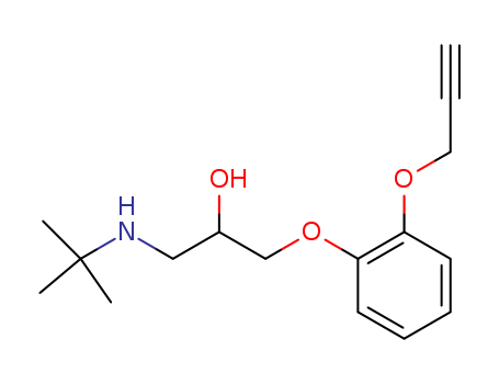 1-(tert-butylamino)-3-(2-prop-2-ynoxyphenoxy)propan-2-ol