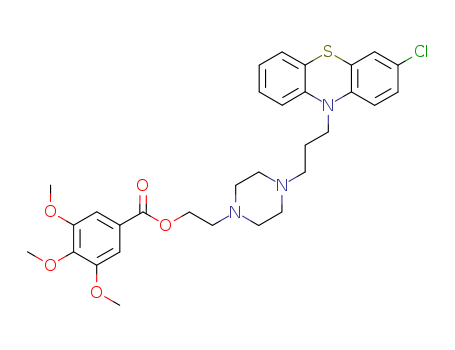 38455-99-1,2-{4-[3-(3-chloro-10H-phenothiazin-10-yl)propyl]piperazin-1-yl}ethyl 3,4,5-trimethoxybenzoate,