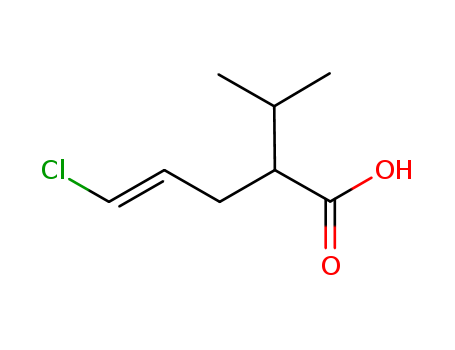 (E)-5-chloro-2-isopropylpent-4-enoic acid