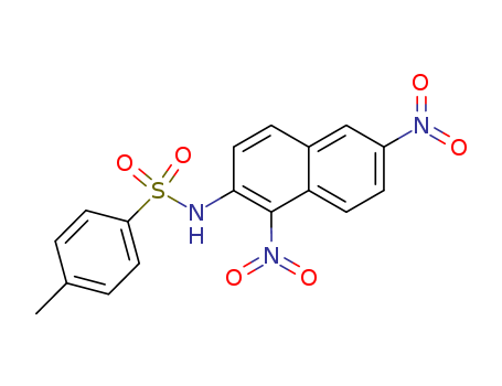 Benzenesulfonamide,N-(1,6-dinitro-2-naphthalenyl)-4-methyl- cas  5471-12-5