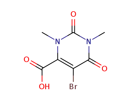 Molecular Structure of 4623-25-0 (1,3-DIMETHYL-5-BROMOOROTIC ACID)