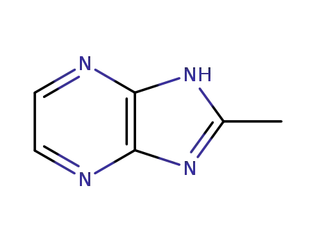 Molecular Structure of 38956-46-6 (1H-IMIDAZO[4,5-B]PYRAZINE, 2-METHYL-)
