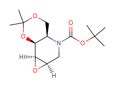 (1RS,3aR,7aS,8R)-3-tert-butoxycarbonyl-6,6-dimethyl-1a,2,3a,4,7a,7b-hexahydro-1,3,5-trioxa-3-azacyclopropa[a]naphthalene