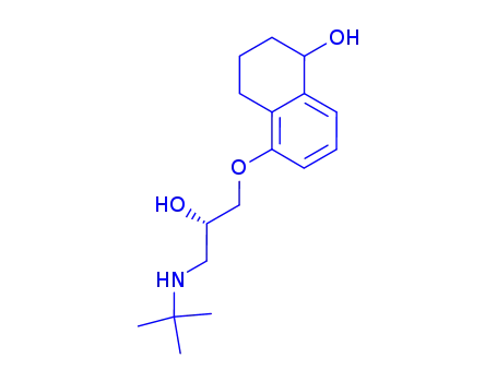 Molecular Structure of 38947-37-4 (dihydrobunolol)
