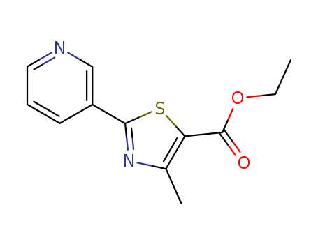 Ethyl 4-methyl-2-(2-pyridinyl)-1,3-thiazole-5-carboxylate