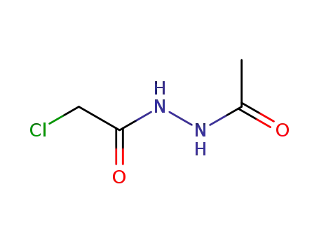 Molecular Structure of 4002-21-5 (N''-ACETYL-2-CHLOROACETOHYDRAZIDE)