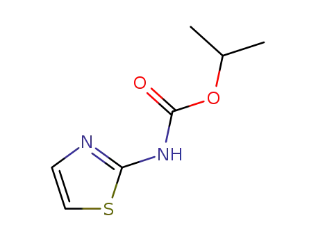 Molecular Structure of 39479-92-0 (Carbamic  acid,  2-thiazolyl-,  1-methylethyl  ester  (9CI))