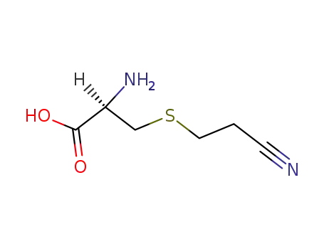 Molecular Structure of 3958-13-2 (S-Cyanoethyl-L-cysteine)