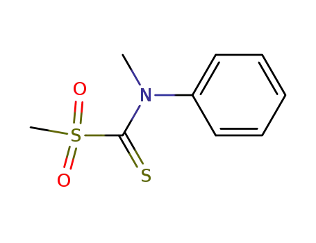Molecular Structure of 38930-57-3 (Methanethioamide,  N-methyl-1-(methylsulfonyl)-N-phenyl-  (9CI))