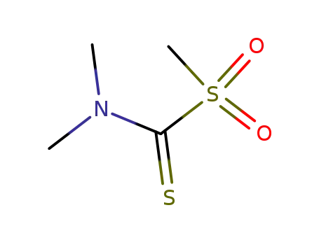 Molecular Structure of 38930-56-2 (Methanethioamide,  N,N-dimethyl-1-(methylsulfonyl)-  (9CI))