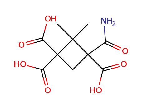 3-carbamoyl-2,2-dimethyl-cyclobutane-1,1,3-tricarboxylic acid
