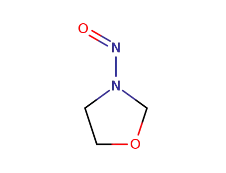 Molecular Structure of 39884-52-1 (N-nitroso-1,3-oxazolidine)