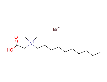 Molecular Structure of 39995-54-5 (N-(carboxymethyl)-N,N-dimethyldecan-1-aminium)