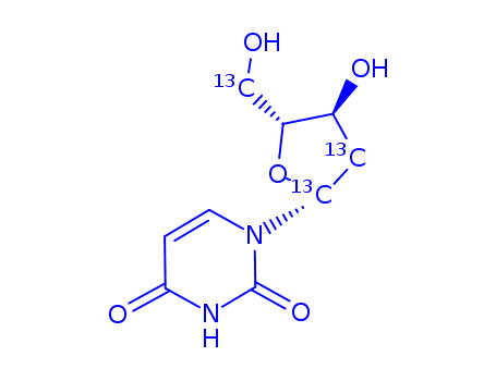Uridine-1'-13C,2'-deoxy- (9CI)