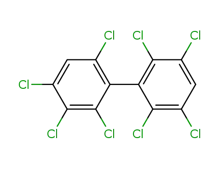 Molecular Structure of 40186-71-8 (2,2',3,3',4,5',6,6'-OCTACHLOROBIPHENYL)