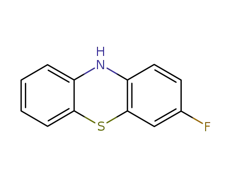 Molecular Structure of 397-59-1 (3-fluoro-10H-phenothiazine)