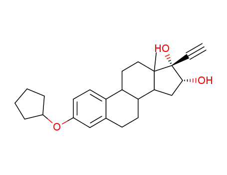 Molecular Structure of 39791-20-3 (Nilestriol)