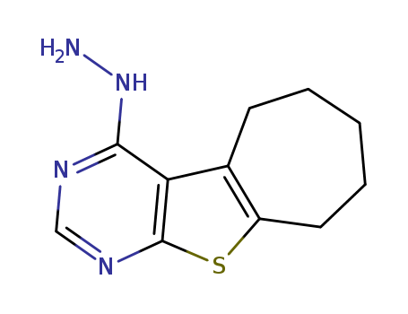4-HYDRAZINYL-6,7,8,9-TETRAHYDRO-5H-CYCLOHEPTA[4,5]THIENO[2,3-D]PYRIMIDINECAS