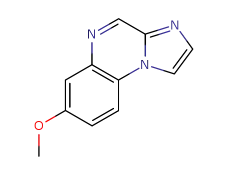 Molecular Structure of 39744-68-8 (Imidazo(1,2-a)quinoxaline,7-methoxy-)