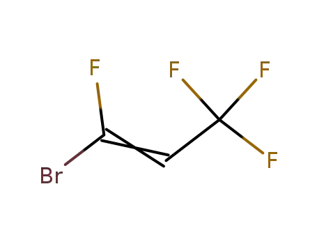 Molecular Structure of 396716-42-0 (1-BROMO-1,3,3,3-TETRAFLUOROPROP-1-ENE)