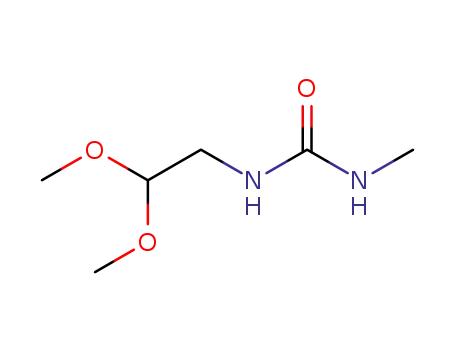 Molecular Structure of 115869-17-5 (N-(2,2-dimethoxyethyl)-N-methylurea)