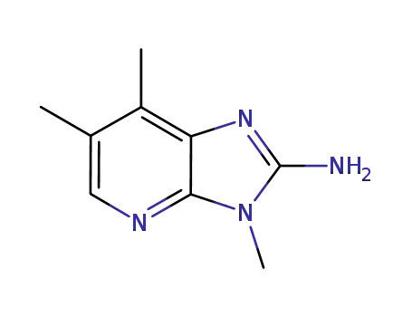 Molecular Structure of 401560-72-3 (2-AMINO-3,6,7-TRIMETHYLIMIDAZO(4,5-B)PYRIDINE)