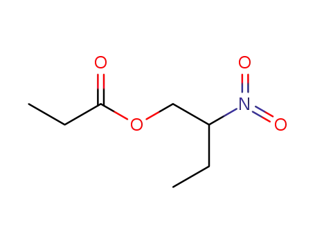 Molecular Structure of 4003-81-0 (1-butanol, 2-nitro-, propanoate (ester))