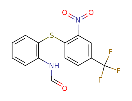 N-(2-{[2-nitro-4-(trifluoromethyl)phenyl]sulfanyl}phenyl)formamide