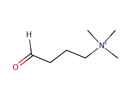 Molecular Structure of 64595-66-0 (N,N,N-trimethyl-4-oxobutan-1-aminium)