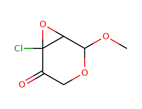 4,5-epoxy-4-chloro-6-methoxytetrahydropyran-3-one