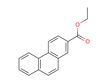 Molecular Structure of 94540-85-9 (2-Phenanthrenecarboxylic acid ethyl ester)