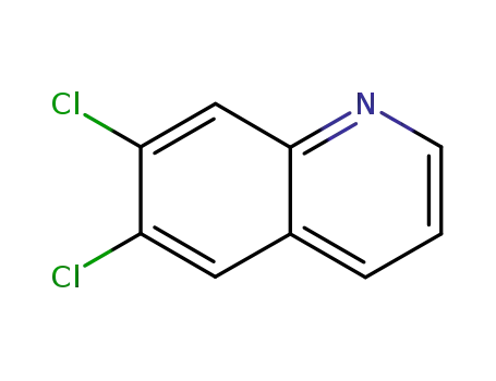Molecular Structure of 40635-11-8 (6,7-Dichloroquinoline)